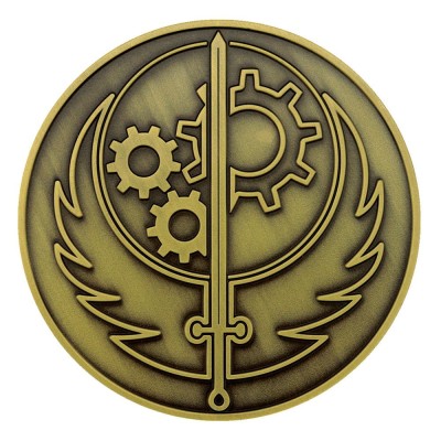 FANATTIK FALLOUT BROTHERHOOD OF STEEL METAL MEDALLION