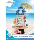 BEAST KINGDOM D-STAGE LILO AND STITCH DS-126 STITCH SUMMER VIBE STATUE FIGURE DIORAMA