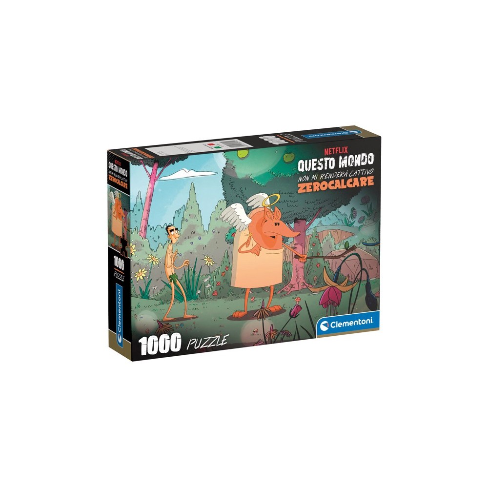 CLEMENTONI ZEROCALCARE QUESTO MONDO NON MI RENDERA CATTIVO 1000 PIECES JIGSAW PUZZLE