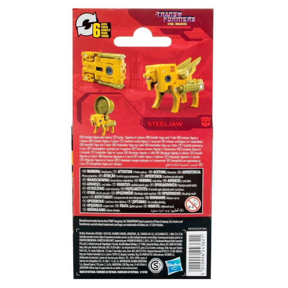 TRANSFORMERS THE MOVIE STUDIO SERIES STEELJAW ACTION FIGURE HASBRO