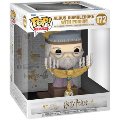 FUNKO FUNKO POP! HARRY POTTER ALBUS DUMBLEDORE WITH PODIUM FIGURE