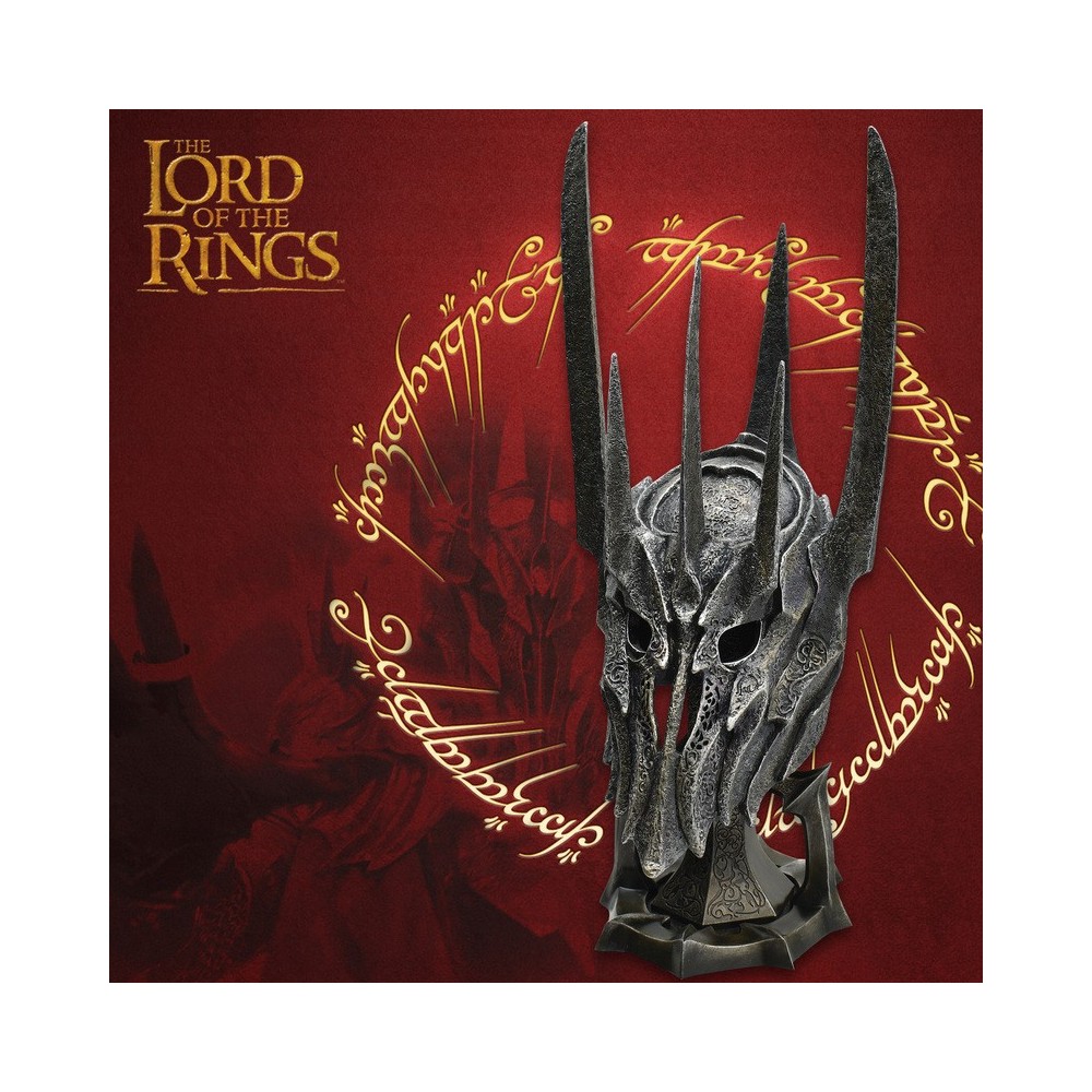 UNITED CUTERLY BRANDS THE LORD OF THE RINGS HELM OF SAURON 1/2 REPLICA 40CM