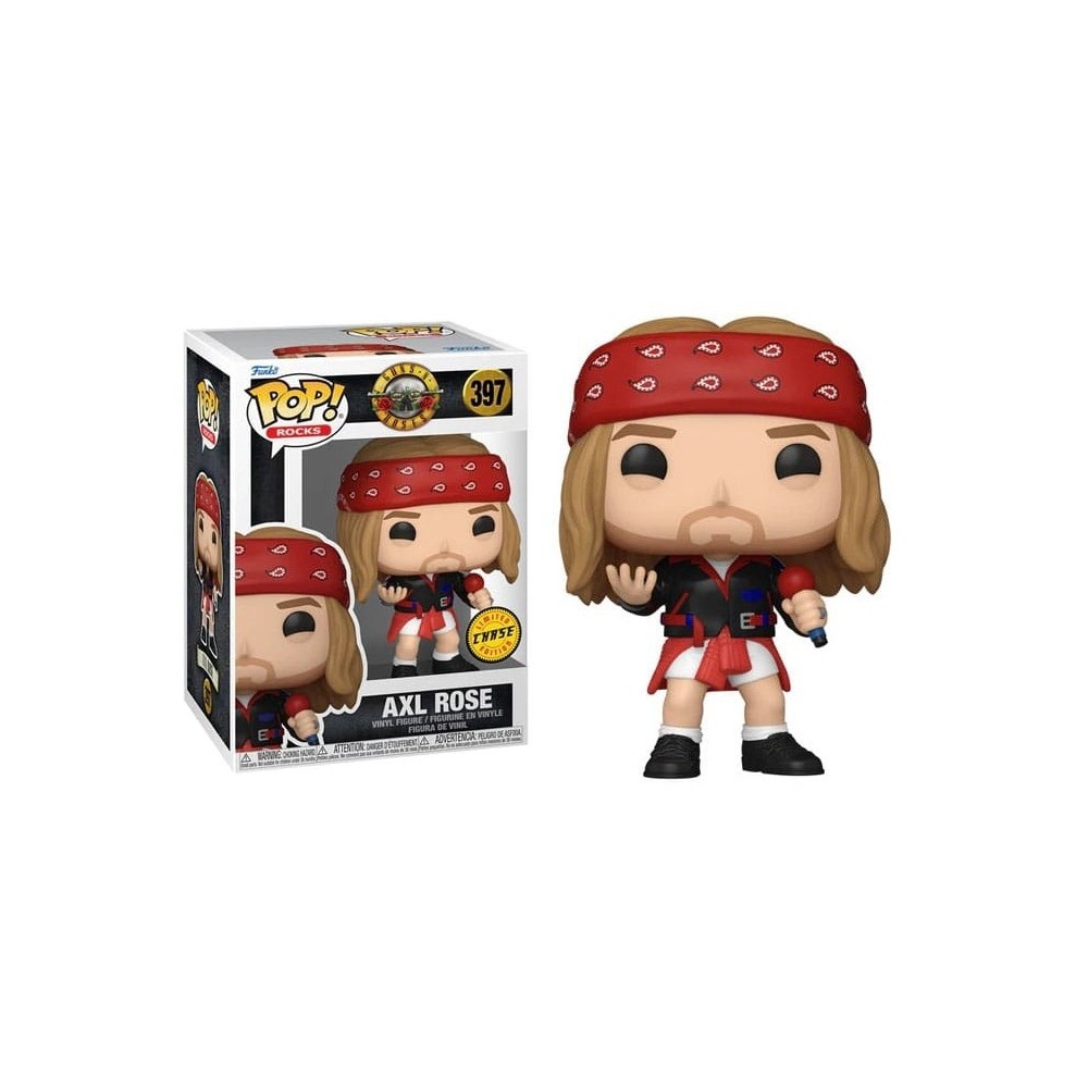 FUNKO POP! GUNS N ROSES AXL ROSE CHASE BOBBLE HEAD FIGURE FUNKO