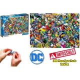 CLEMENTONI DC COMICS SILVER AGE IMPOSSIBLE JIGSAW PUZZLE 1000 PCS