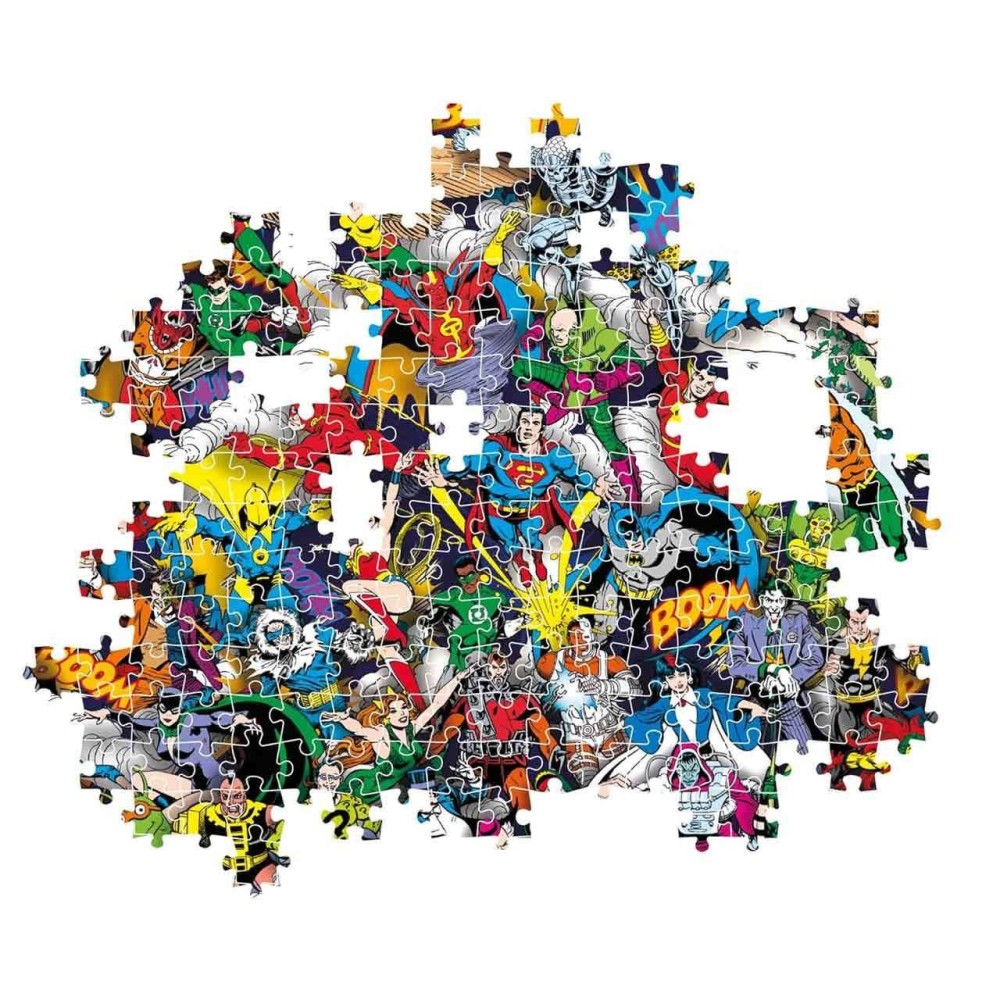 CLEMENTONI DC COMICS SILVER AGE IMPOSSIBLE JIGSAW PUZZLE 1000 PCS