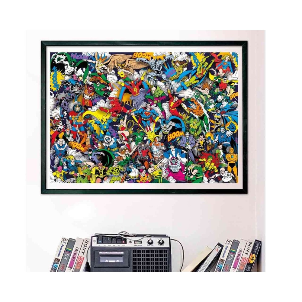 DC COMICS SILVER AGE IMPOSSIBLE PUZZLE 1000 PEZZI CLEMENTONI