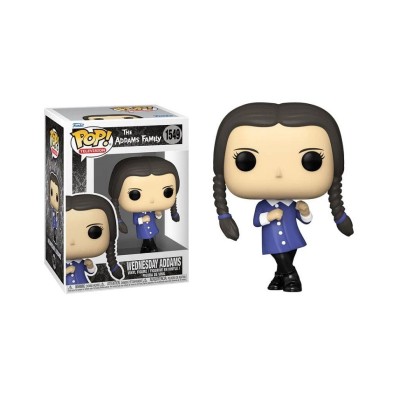 FUNKO POP! LA FAMIGLIA ADDAMS WEDNESDAY ADDAMS BOBBLE HEAD FIGURE FUNKO