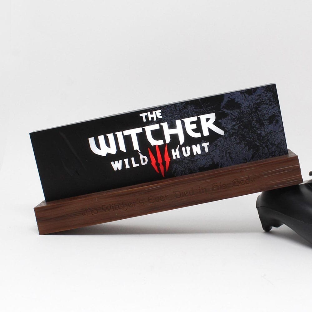 NEAMEDIA ICONS THE WITCHER WILD HUNT LOGO LED LIGHT