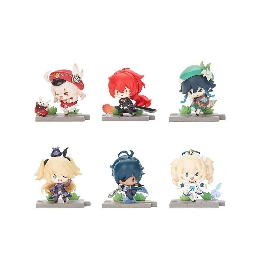 MIHOYO GENSHIN IMPACT BATTLE SCENE SERIES MONDSTADT EDITION 6-PACK MINI FIGURES