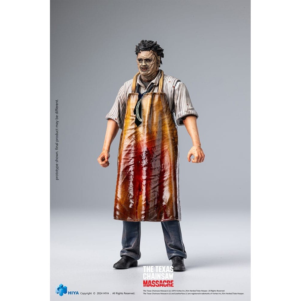 HIYA TOYS TEXAS CHAINSAW MASSACRE EXQUISITE MINI LEATHERFACE ACTION FIGURE
