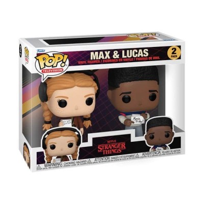FUNKO FUNKO POP! STRANGER THINGS MAX AND LUCAS 2-PACK BOBBLE HEAD
