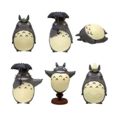 IL MIO VICINO TOTORO COLLECTION 01 DISPLAY SET 6 MINI FIGURES STUDIO GHIBLI
