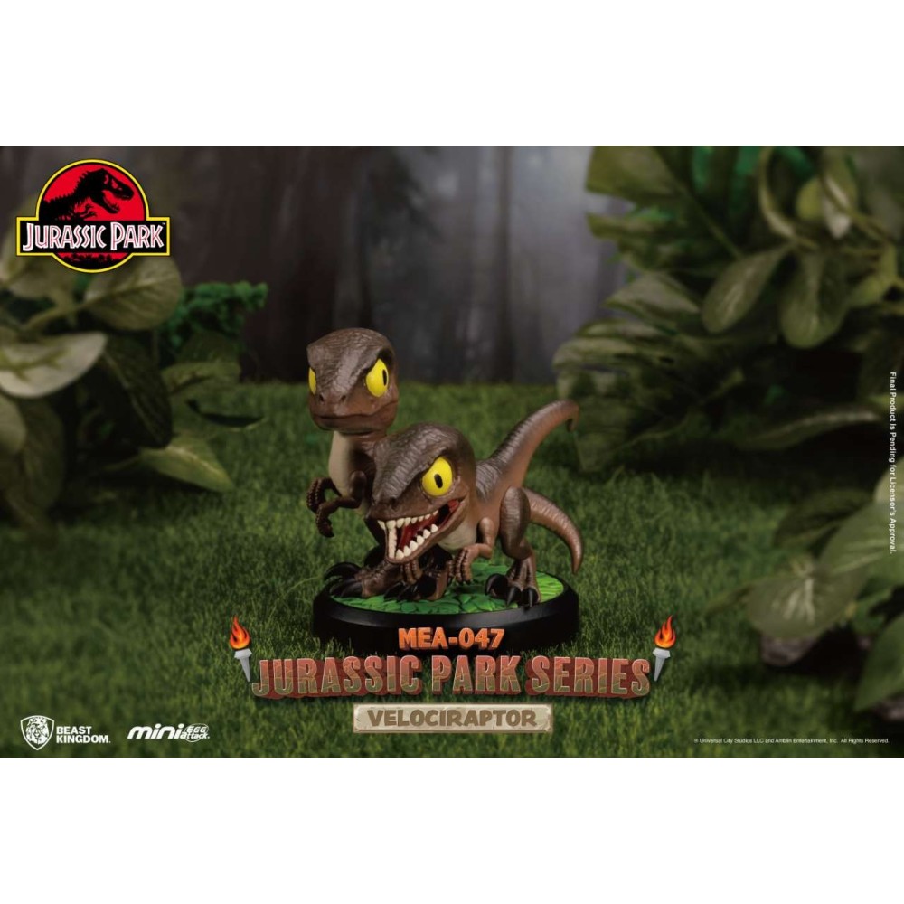 BEAST KINGDOM JURASSIC PARK MINI EGG ATTACK SET 6 MINI FIGURES