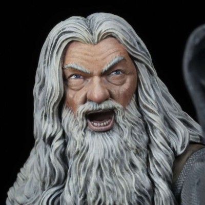 SD TOYS LORD OF THE RINGS GANDALF IN MORIA 18CM STATUE FIGURE