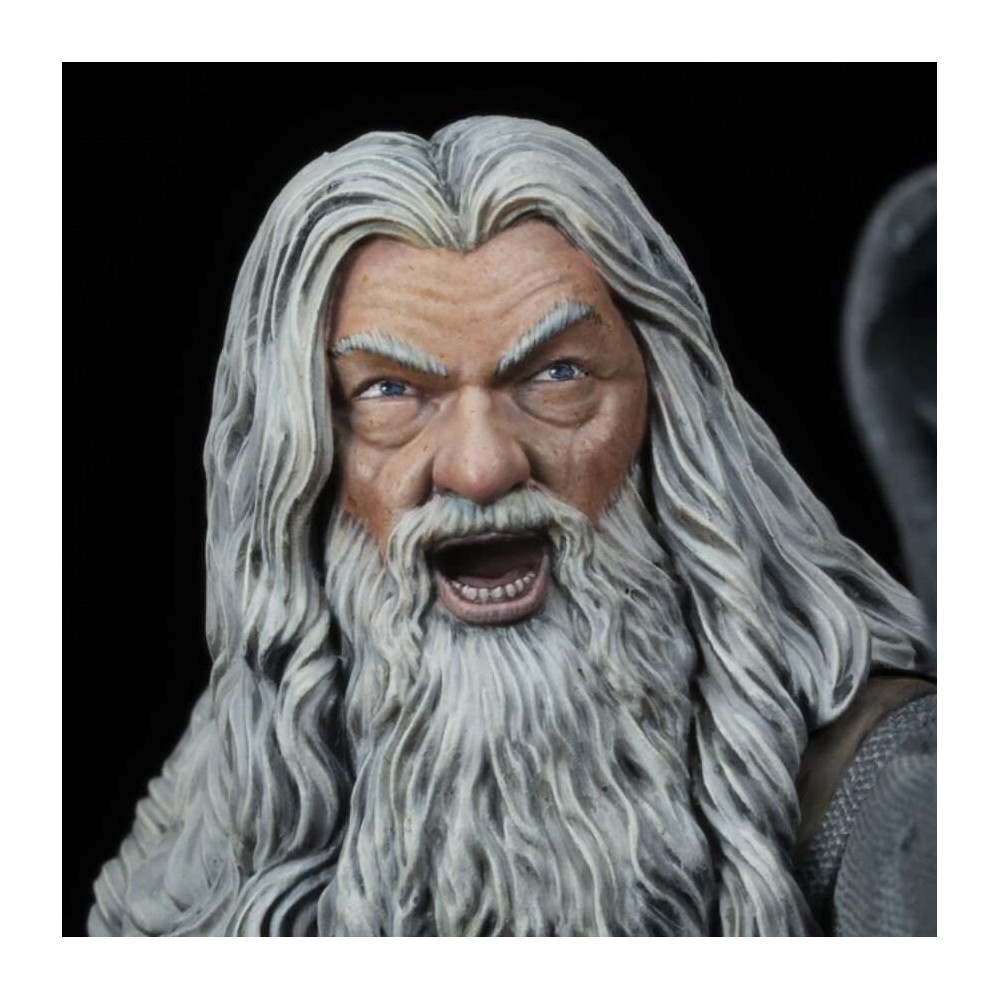 SD TOYS LORD OF THE RINGS GANDALF IN MORIA 18CM STATUE FIGURE