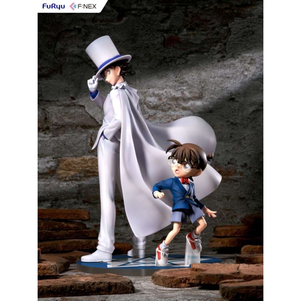 FURYU CASE CLOSED CONAN AND KID 1/7 STATUA FNEX FIGURE