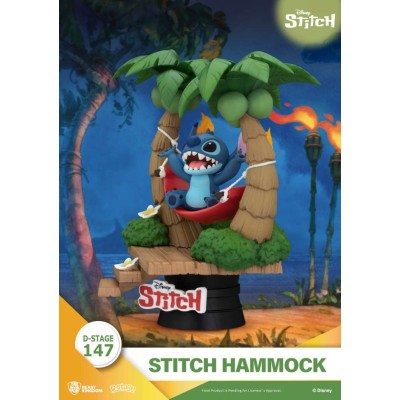 D-STAGE LILO AND STITCH DS-147 STITCH HAMMOCK STATUA FIGURE DIORAMA BEAST KINGDOM