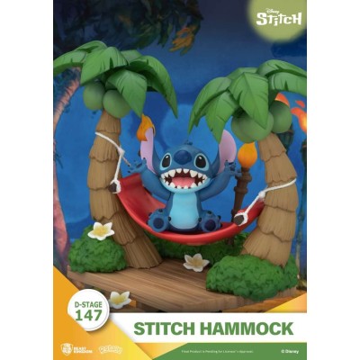 D-STAGE LILO AND STITCH DS-147 STITCH HAMMOCK STATUA FIGURE DIORAMA BEAST KINGDOM
