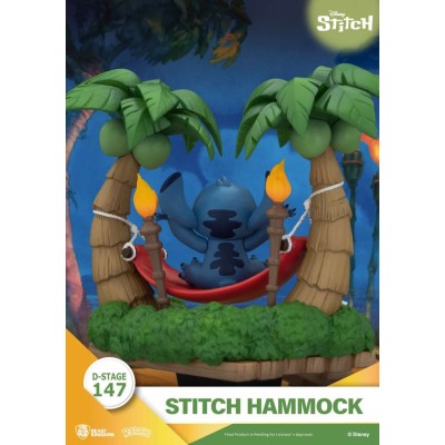D-STAGE LILO AND STITCH DS-147 STITCH HAMMOCK STATUA FIGURE DIORAMA BEAST KINGDOM