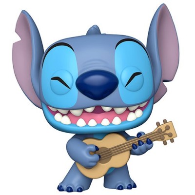 FUNKO POP! LILO AND STITCH WITH UKULELE JUMBO SIZED BOBBLE HEAD FIGURE FUNKO
