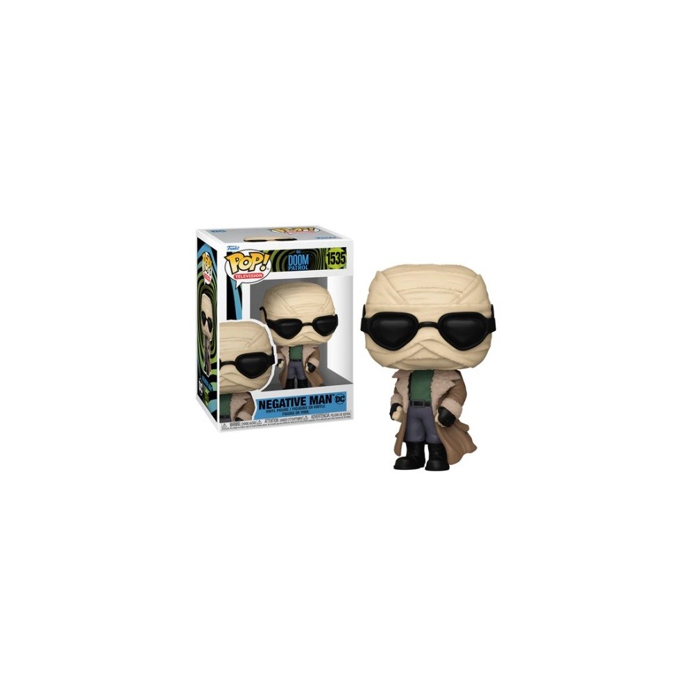 FUNKO FUNKO POP! DC DOOM PATROL NEGATIVE MAN BOBBLE HEAD FIGURE