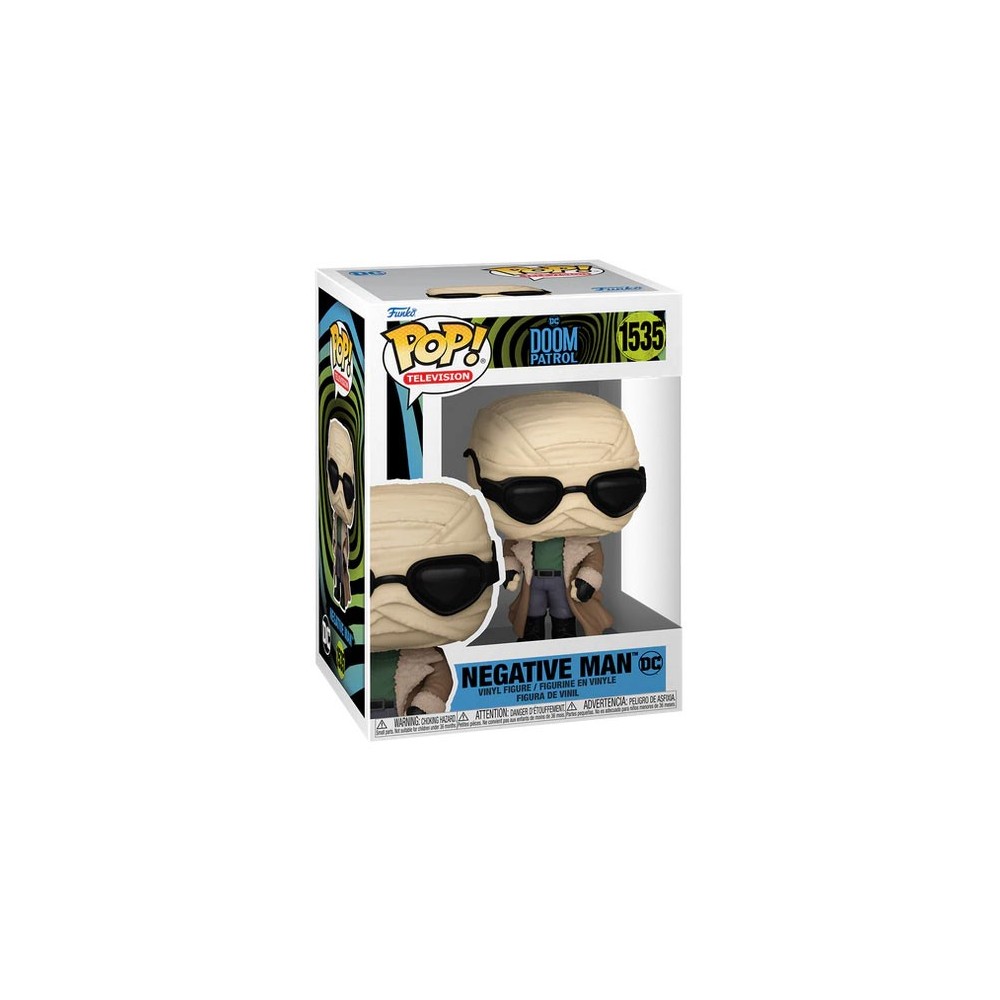 FUNKO FUNKO POP! DC DOOM PATROL NEGATIVE MAN BOBBLE HEAD FIGURE
