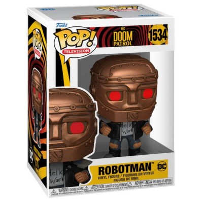 FUNKO FUNKO POP! DC DOOM PATROL ROBOTMAN BOBBLE HEAD FIGURE