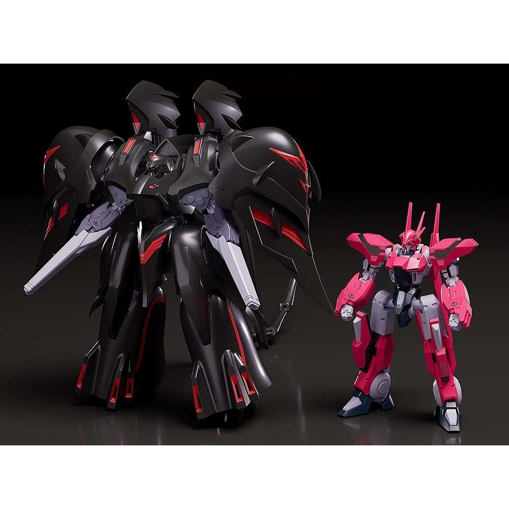 MARTIAN SUCCESSOR NADESICO BLACK SARENA MODEROID MODEL KIT ACTION FIGURE GOOD SMILE COMPANY