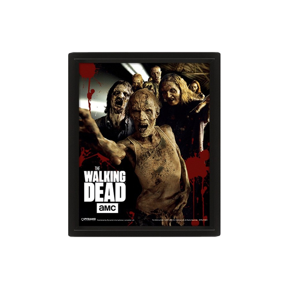 THE WALKING DEAD LENTICULAR 3D POSTER 25X20CM PYRAMID INTERNATIONAL