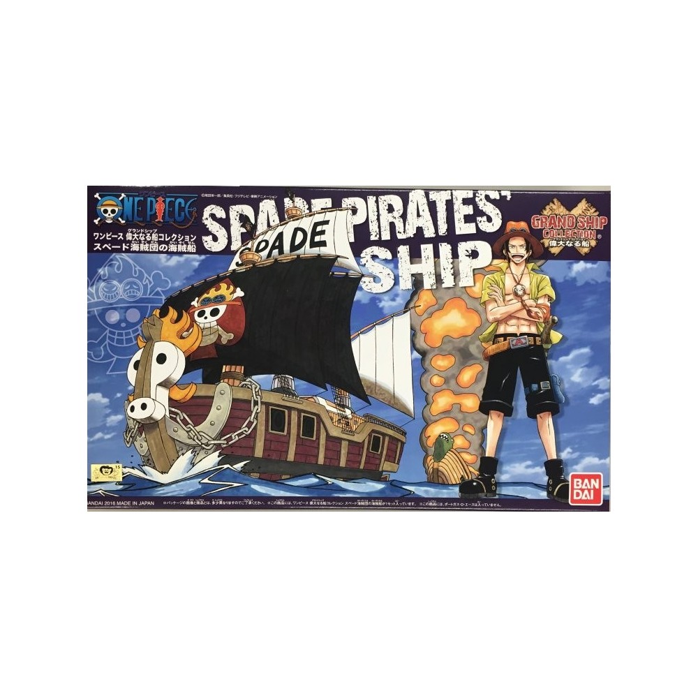 BANDAI ONE PIECE GRAND SHIP COLLECTION SPADE PIRATED SHIP MODEL KIT