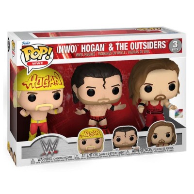 FUNKO FUNKO POP! WWE NWO HOGAN AND THE OUTSIDERS 3-PACK BOBBLE HEAD KNOCKER FIGURE