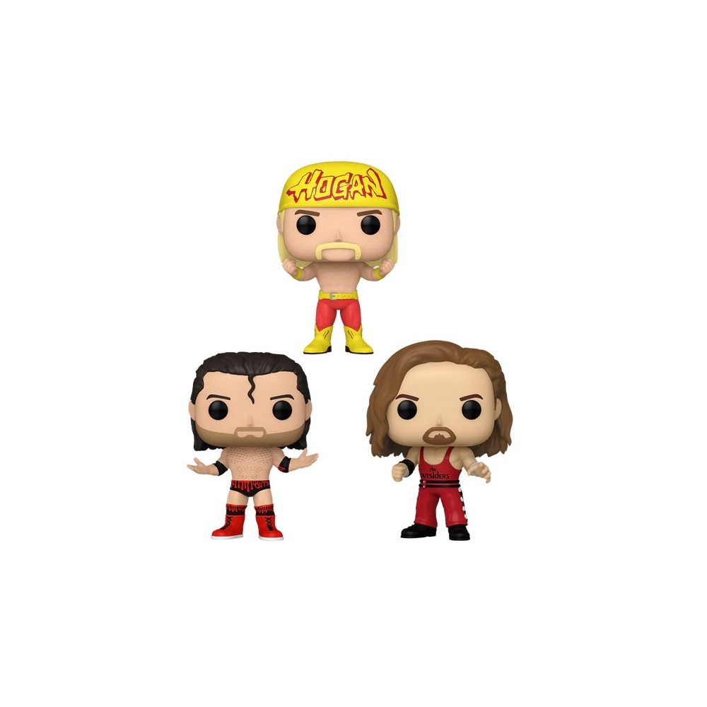 FUNKO POP! WWE NWO HOGAN AND THE OUTSIDERS 3-PACK BOBBLE HEAD FIGURE FUNKO