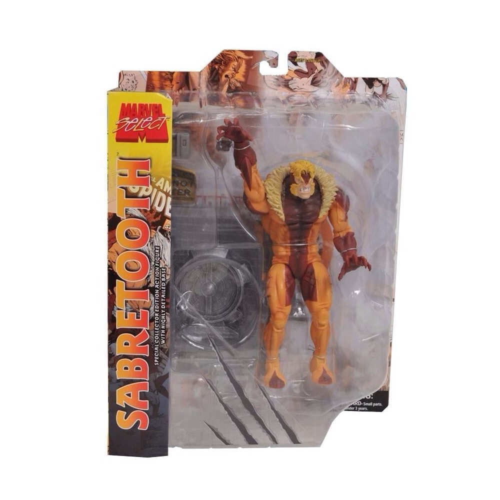 MARVEL SELECT X-MEN SABRETOOTH ACTION FIGURE DIAMOND SELECT
