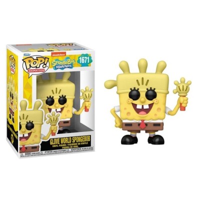 FUNKO POP! SPONGEBOB SQUAREPANTS GLOVE WORLD SPONGEBOB BOBBLE HEAD FIGURE FUNKO