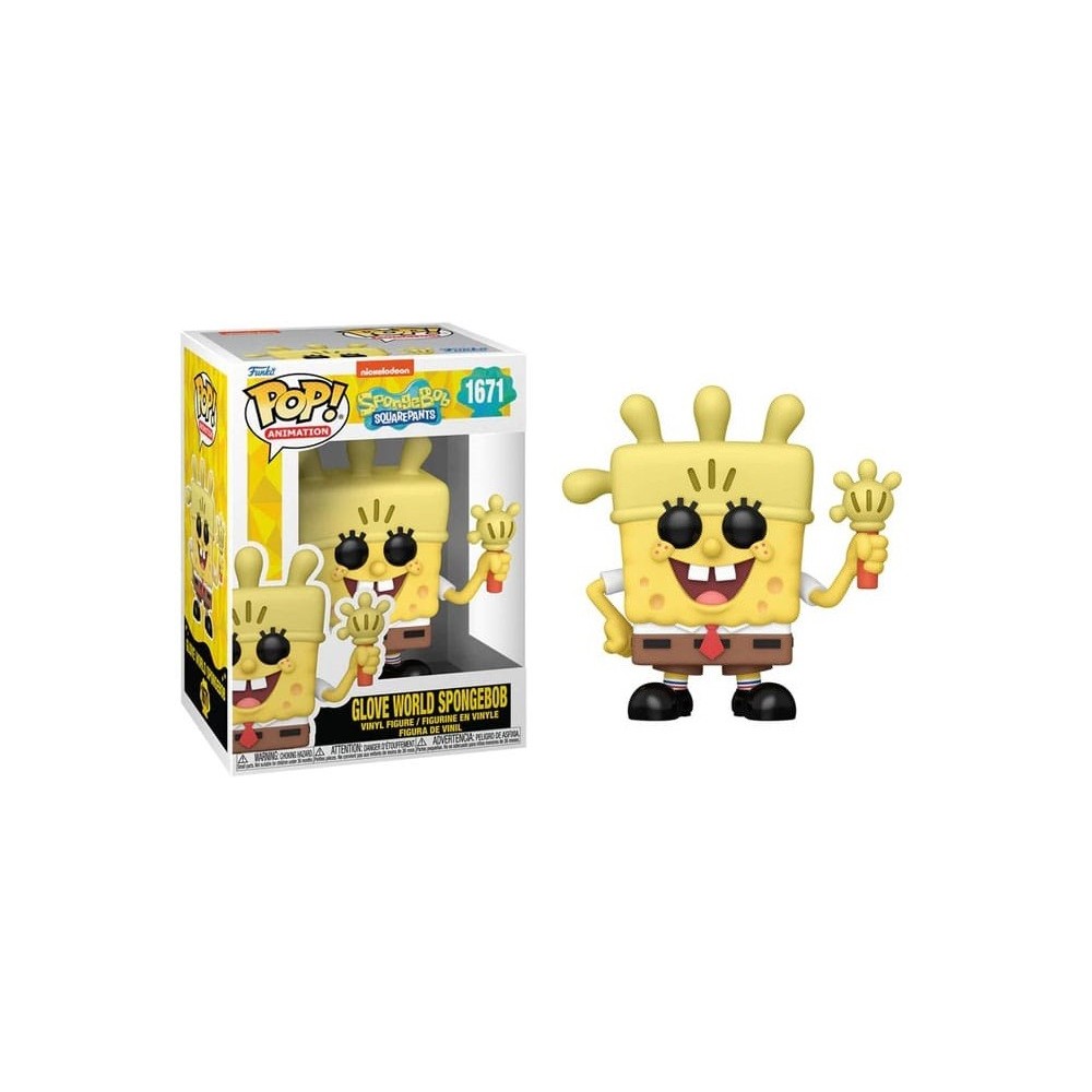 FUNKO FUNKO POP! SPONGEBOB GLOVE WORLD SPONGEBOB BOBBLE HEAD