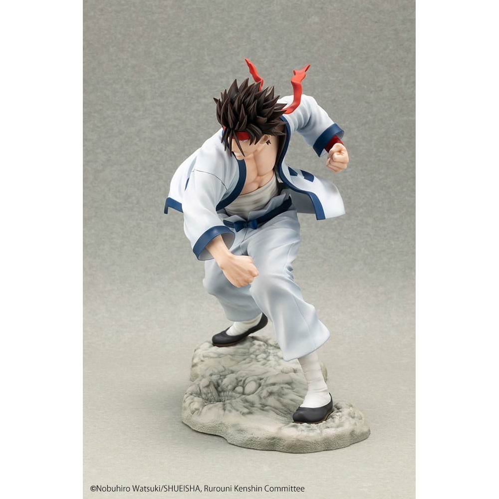 KOTOBUKIYA RUROUNI KENSHIN ARTFXJ SANOSUKE SAGARA 18CM STATUE