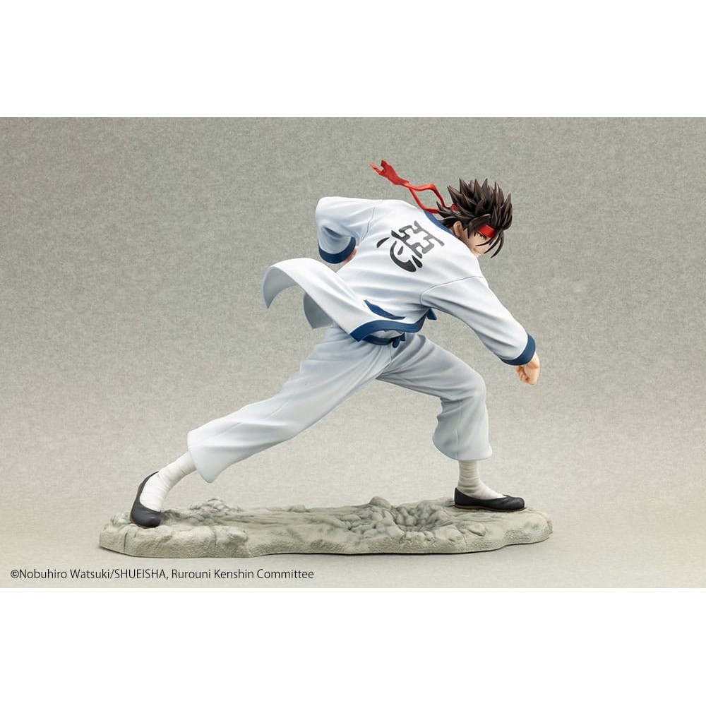 RUROUNI KENSHIN ARTFXJ SANOSUKE SAGARA STATUA FIGURE KOTOBUKIYA