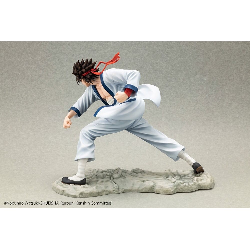 KOTOBUKIYA RUROUNI KENSHIN ARTFXJ SANOSUKE SAGARA 18CM STATUE