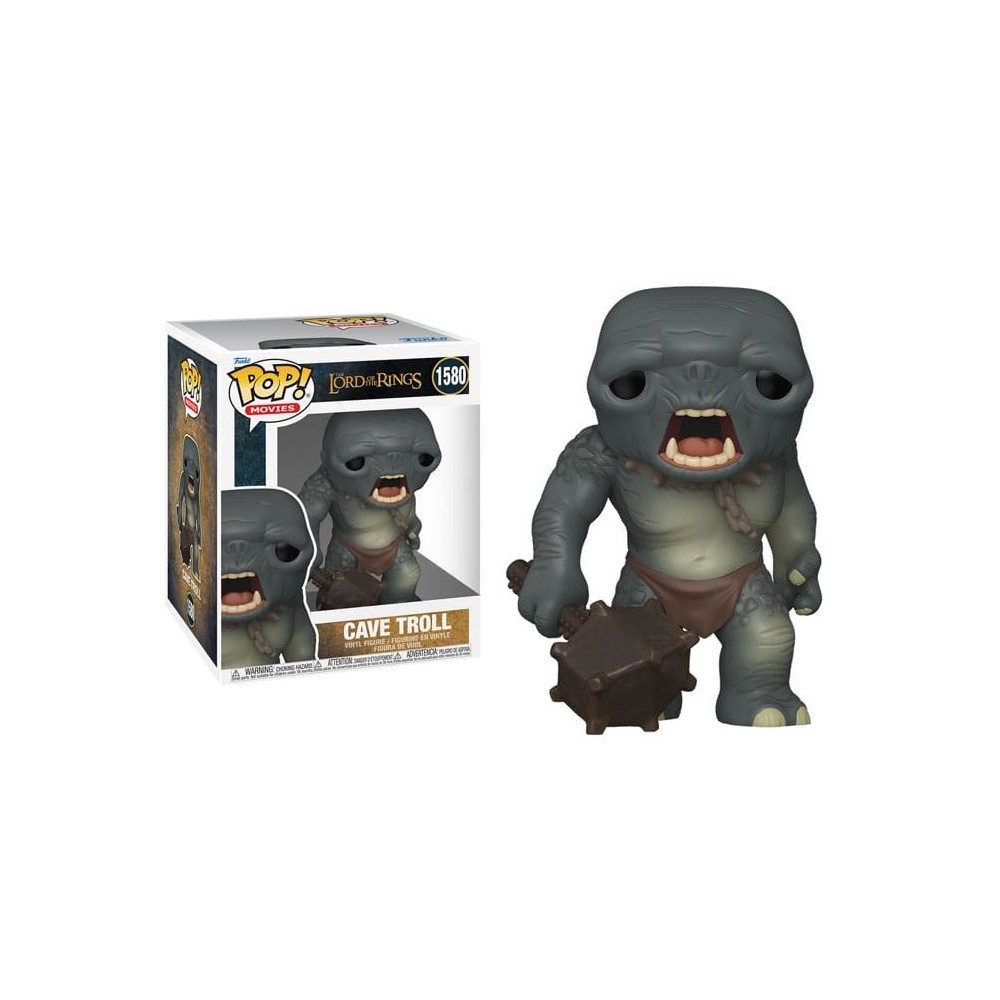 FUNKO POP! IL SIGNORE DEGLI ANELLI CAVE TROLL BOBBLE HEAD FIGURE FUNKO
