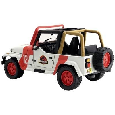 JADA TOYS JURASSIC PARK DIE CAST METAL JEEP WRANGLER 1/24 MODEL