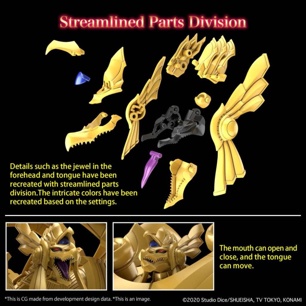 YU-GI-OH FIGURE RISE AMPLIFIED THE WINGED DRAGON OF RA MODEL KIT ACTION FIGURE BANDAI