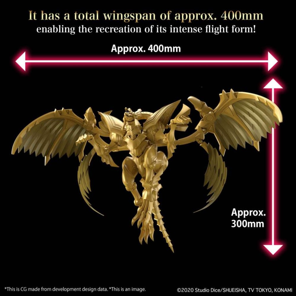 YU-GI-OH FIGURE RISE AMPLIFIED THE WINGED DRAGON OF RA MODEL KIT ACTION FIGURE BANDAI