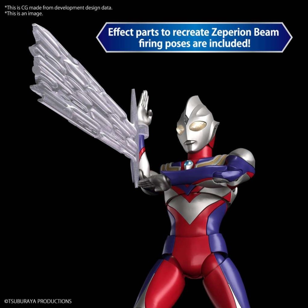 FIGURE RISE ULTRAMAN TIGA MULTI TYPE MODEL KIT ACTION FIGURE BANDAI