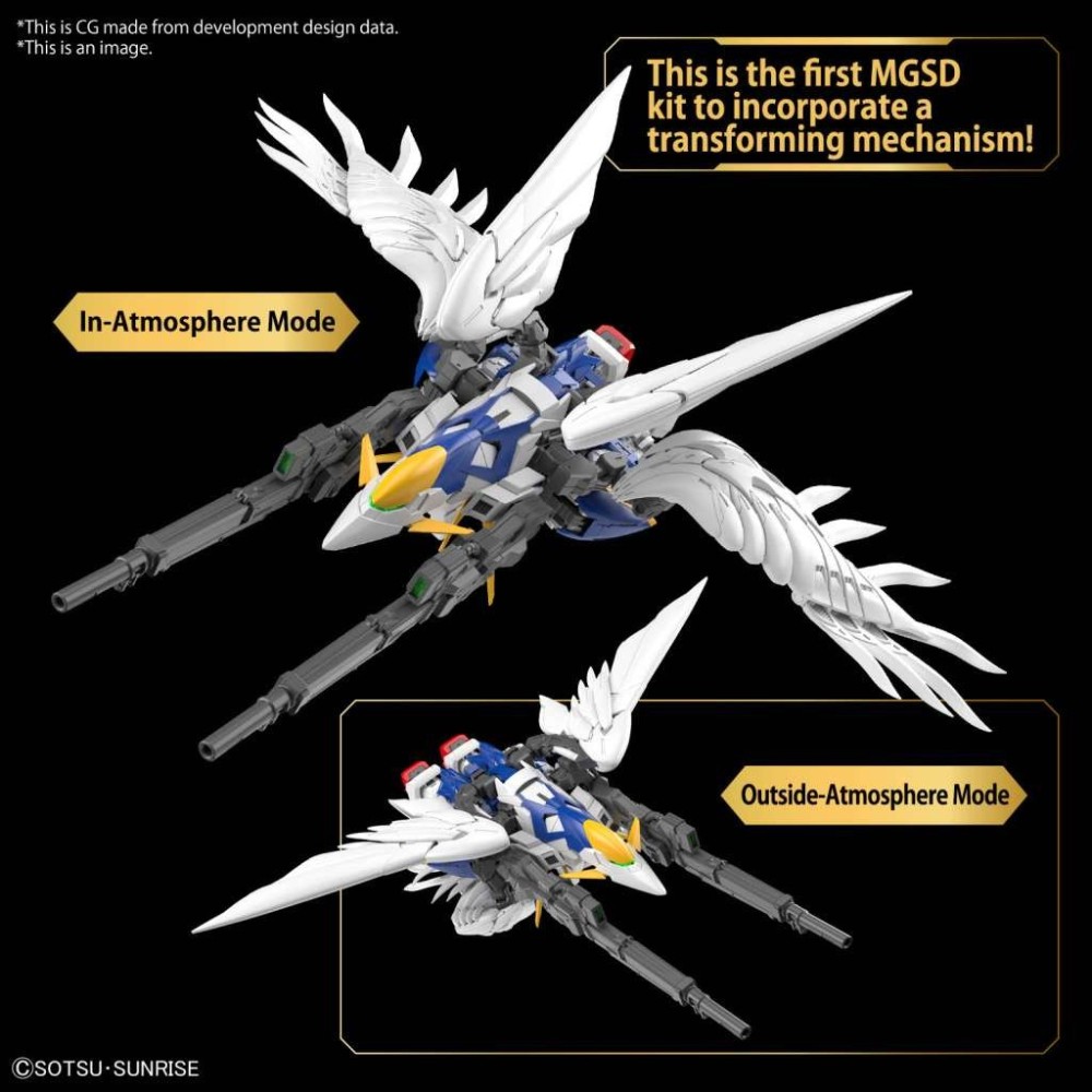 BANDAI MGSD GUNDAM WING ZERO EW MODEL KIT FIGURE