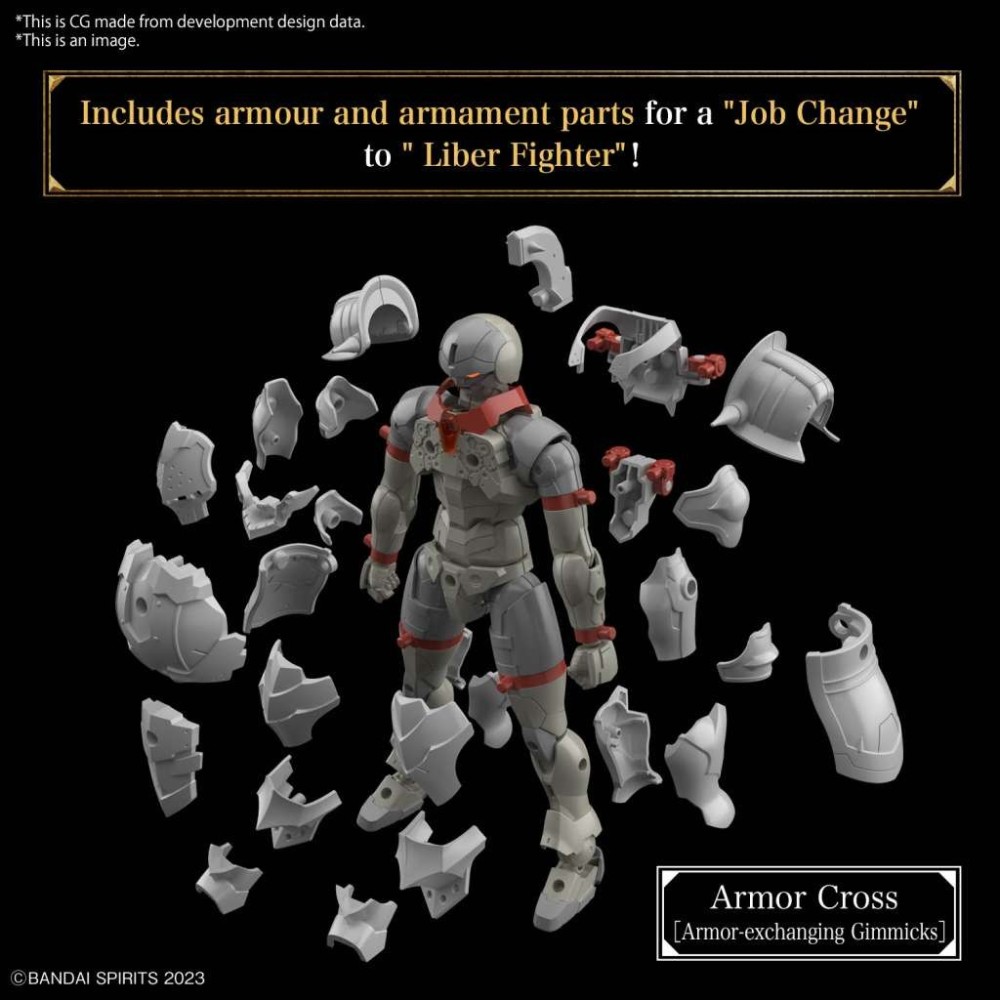 30MF LIBER FIGHTER MODEL KIT ACTION FIGURE BANDAI