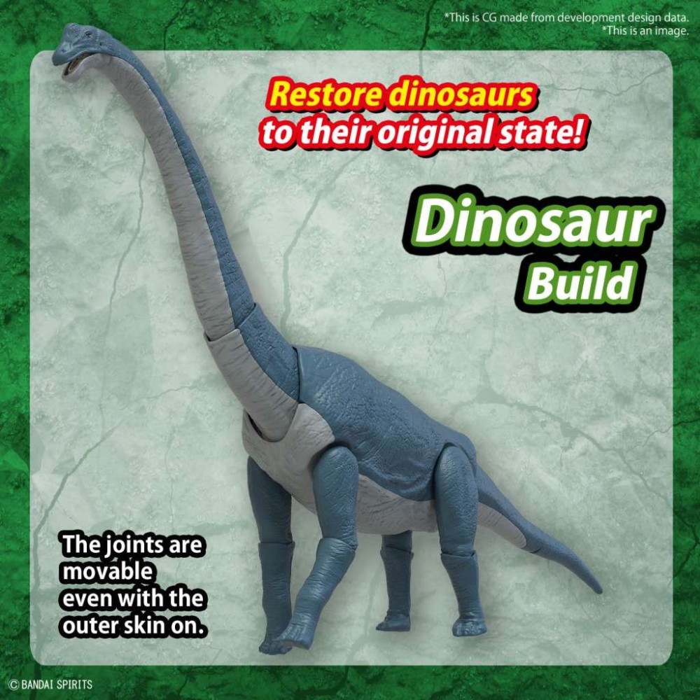 PLANNOSAURUS BRACHIOSAURUS MODEL KIT ACTION FIGURE BANDAI