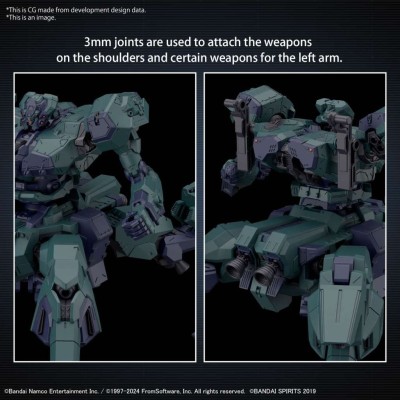 BANDAI 30MM ARMORED CORE VI FIRES OF RUBICON BALAM INDUSTRIES BD-011 1/144 MODEL KIT