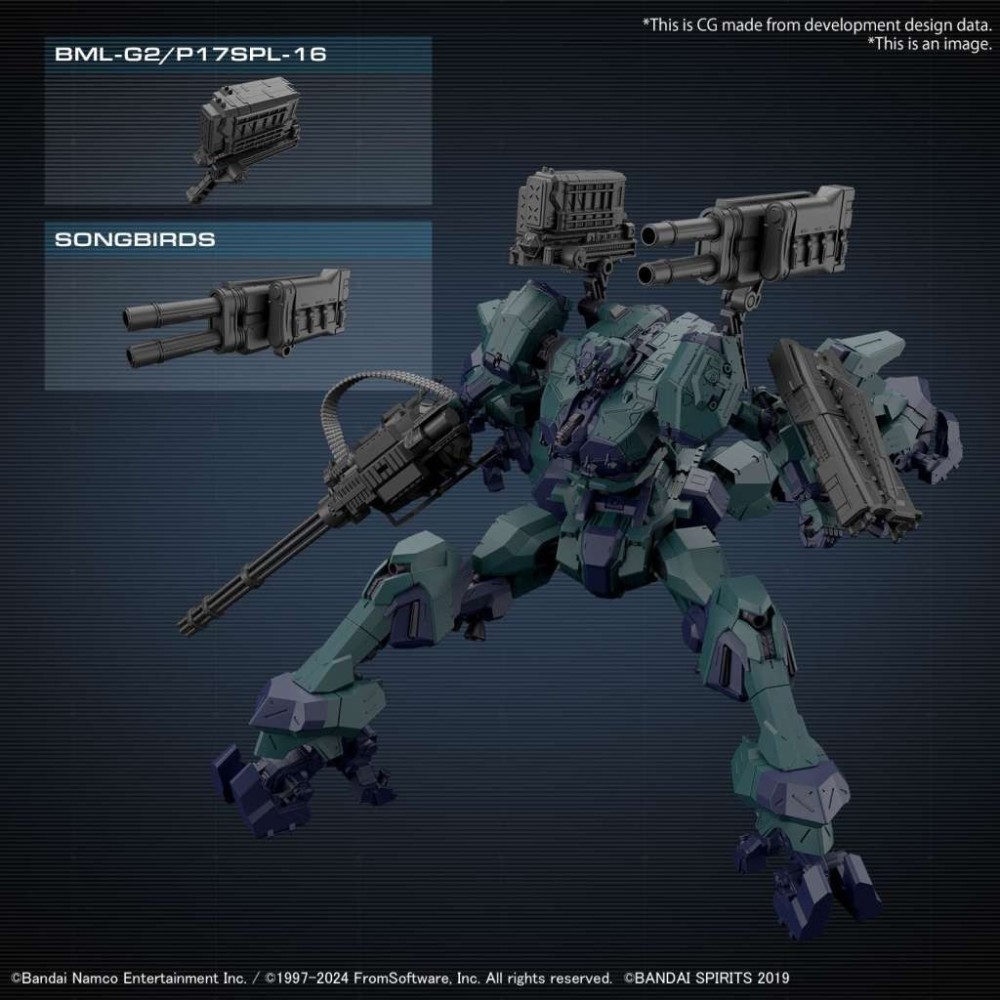 BANDAI 30MM ARMORED CORE VI FIRES OF RUBICON BALAM INDUSTRIES BD-011 1/144 MODEL KIT