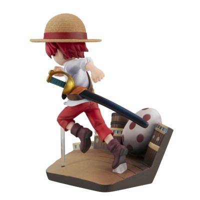 ONE PIECE GEM SHANKS RUN RUN RUN STATUA FIGURE MEGAHOUSE