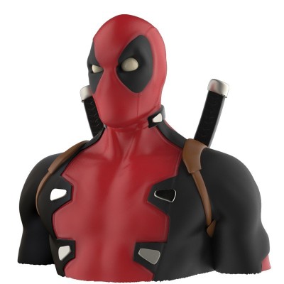 MARVEL AVENGERS DEADPOOL DELUXE BUST BANK SALVADANAIO FIGURE SEMIC